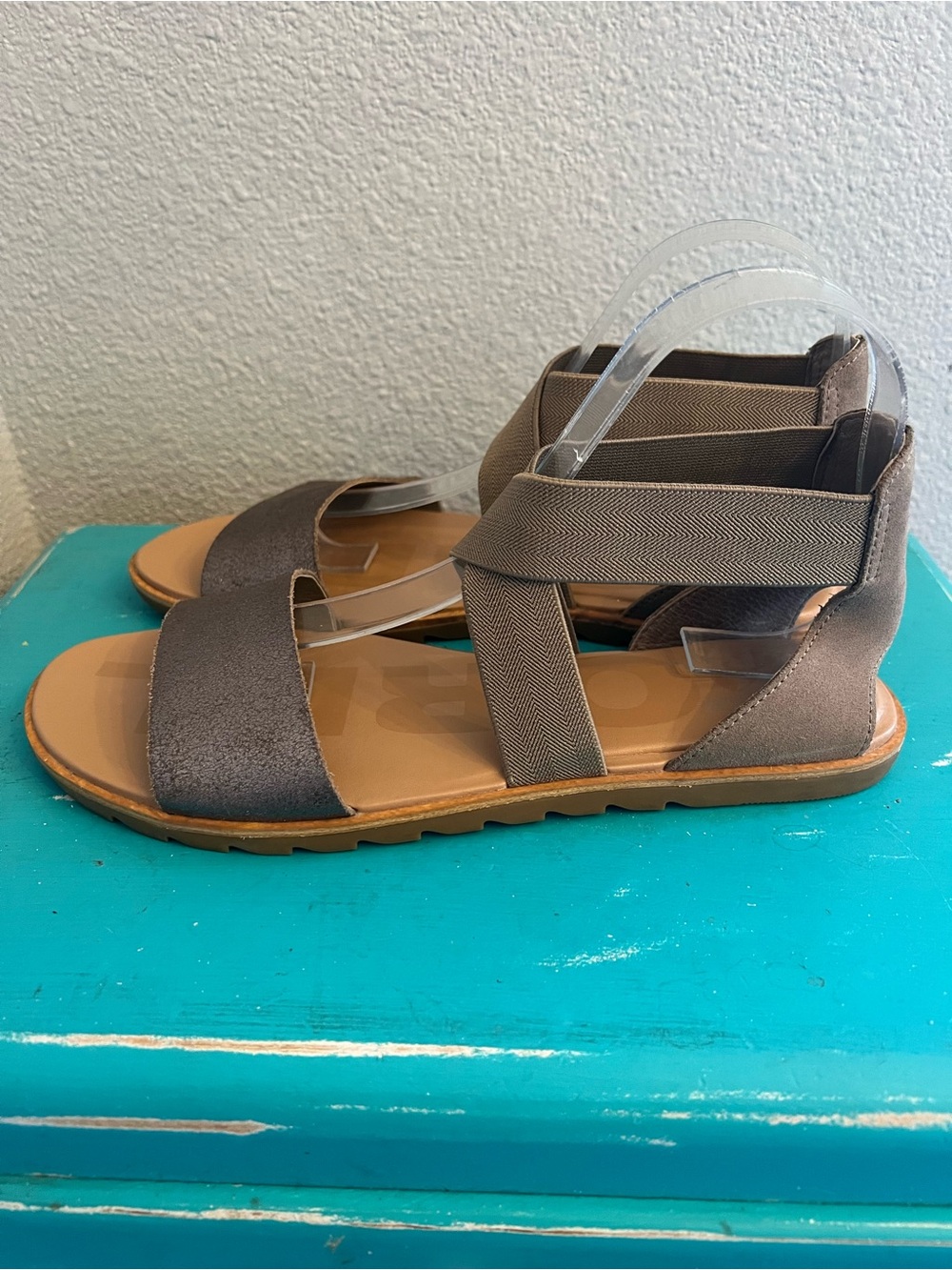Sorel Ella II Ash Sandals Size 10 - Picture 5 of 8
